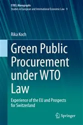 Book cover of Green Public Procurement under WTO Law by Rika Koch