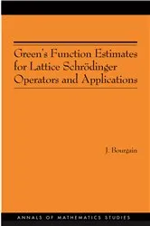 Book cover of Green's Function Estimates for Lattice Schrödinger Operators and Applications by Unknown