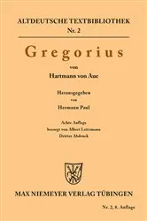 Book cover of Gregorius (8th ed.) by Hartmann von Aue