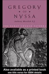 Book cover of Gregory of Nyssa by Anthony Meredith
