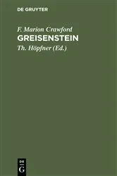 Book cover of Greisenstein by F. Marion Crawford