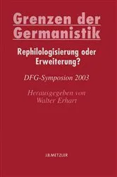 Book cover of Grenzen der Germanistik by Walter Erhart