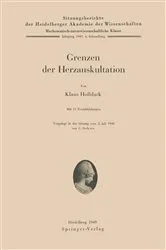 Book cover of Grenzen der Herzauskultation by K. Holldack