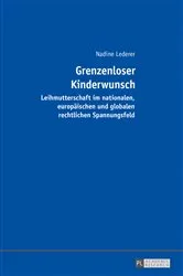 Book cover of Grenzenloser Kinderwunsch by Nadine Lederer