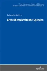 Book cover of Grenzueberschreitende Spenden by Raika Voldrich