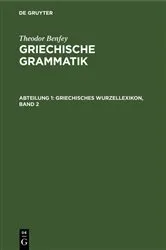 Book cover of Griechisches Wurzellexikon, Band 2 by Theodor Benfey