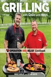 Book cover of Grilling with Golic and Hays by Mike Golic