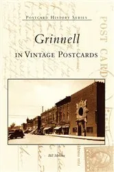 Book cover of Grinnell in Vintage Postcards by Bill Menner