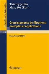 Book cover of Grossissements de filtrations: exemples et applications by Thierry Jeulin