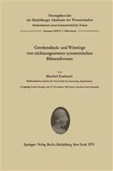Book cover of Grothendieck- und Wittringe von nichtausgearteten symmetrischen Bilinearformen by Unknown