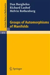 Book cover of Groups of Automorphisms of Manifolds by E. Pedersen