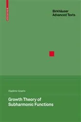 Book cover of Growth Theory of Subharmonic Functions by Vladimir S. Azarin