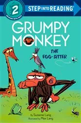 Book cover of Grumpy Monkey The Egg-Sitter by Suzanne Lang