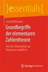 Book cover of Grundbegriffe der elementaren Zahlentheorie by Gerald Wittmann