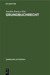 Book cover of Grundbuchrecht by Joachim Kuntze