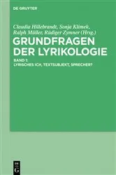 Book cover of Grundfragen der Lyrikologie 1 by Claudia Hillebrandt