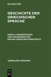 Book cover of Grundfragen und Grundzüge des nachklassischen Griechisch (3rd ed.) by Unknown