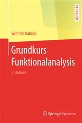 Book cover of Grundkurs Funktionalanalysis (2nd ed.) by Unknown