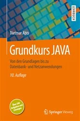 Book cover of Grundkurs JAVA (10th ed.) by Dietmar Abts