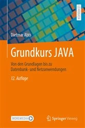 Book cover of Grundkurs JAVA (12th ed.) by Dietmar Abts