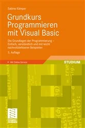 Book cover of Grundkurs Programmieren mit Visual Basic (3rd ed.) by Sabine Kämper