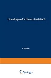 Book cover of Grundlagen der Elementarstatistik by Ernesto Pietro Billeter
