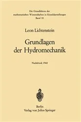 Book cover of Grundlagen der Hydromechanik by Leon Lichtenstein