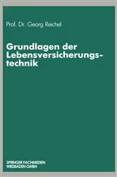 Book cover of Grundlagen der Lebensversicherungstechnik by Unknown