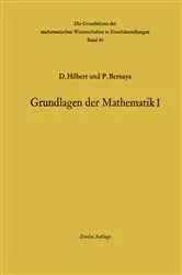 Book cover of Grundlagen der Mathematik I (2nd ed.) by David Hilbert