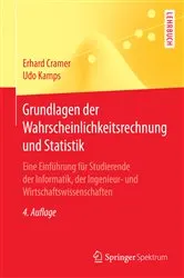 Book cover of Grundlagen der Wahrscheinlichkeitsrechnung und Statistik (4th ed.) by Erhard Cramer