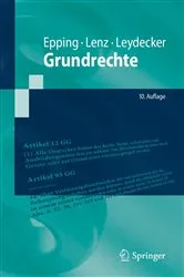 Book cover of Grundrechte (10th ed.) by Volker Epping