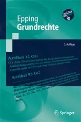 Book cover of Grundrechte (5th ed.) by Volker Epping