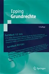 Book cover of Grundrechte (9th ed.) by Volker Epping