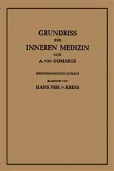 Book cover of Grundriß der inneren Medizin (21st ed.) by Alexander von Domarus