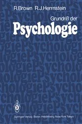Book cover of GrundriÃŸ der Psychologie by R. Brown