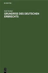 Book cover of Grundriß des deutschen Erbrechts by Unknown