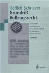 Book cover of Grundriß Vollzugsrecht (2nd ed.) by Unknown