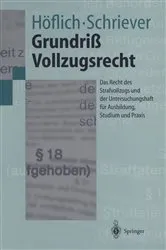 Book cover of Grundriß Vollzugsrecht by Unknown