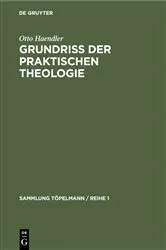Book cover of Grundriss der praktischen Theologie by Otto Haendler