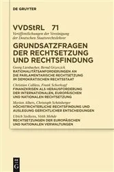 Book cover of Grundsatzfragen der Rechtsetzung und Rechtsfindung by Unknown