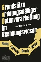 Book cover of Grundsätze ordnungsmäßiger Datenverarbeitung im Rechnungswesen by Leonhard Peez