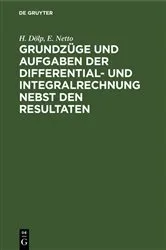 Book cover of Grundzüge und Aufgaben der Differential- und Integralrechnung nebst den Resultaten (22nd ed.) by Unknown