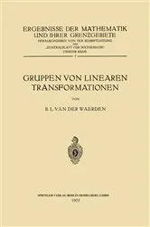 Book cover of Gruppen von Linearen Transformationen by Unknown