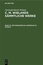 Book cover of Göttergespräche. Gespräche im Elysium by Christoph Martin Wieland