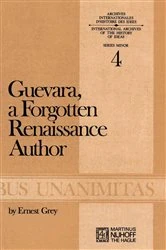 Book cover of Guevara, a Forgotten Renaissance Author by A.S. Grey