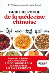 Book cover of Guide de poche de la médecine chinoise by Marie Borrel