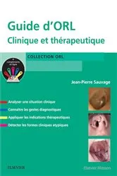 Book cover of Guide d'ORL by Jean-Pierre Sauvage