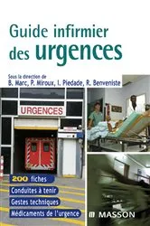 Book cover of Guide infirmier des urgences by Bernard MARC