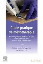 Book cover of Guide pratique de mésothérapie (3rd ed.) by Christian Bonnet