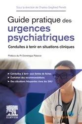 Book cover of Guide pratique des urgences psychiatriques by Charles-Siegfried Peretti